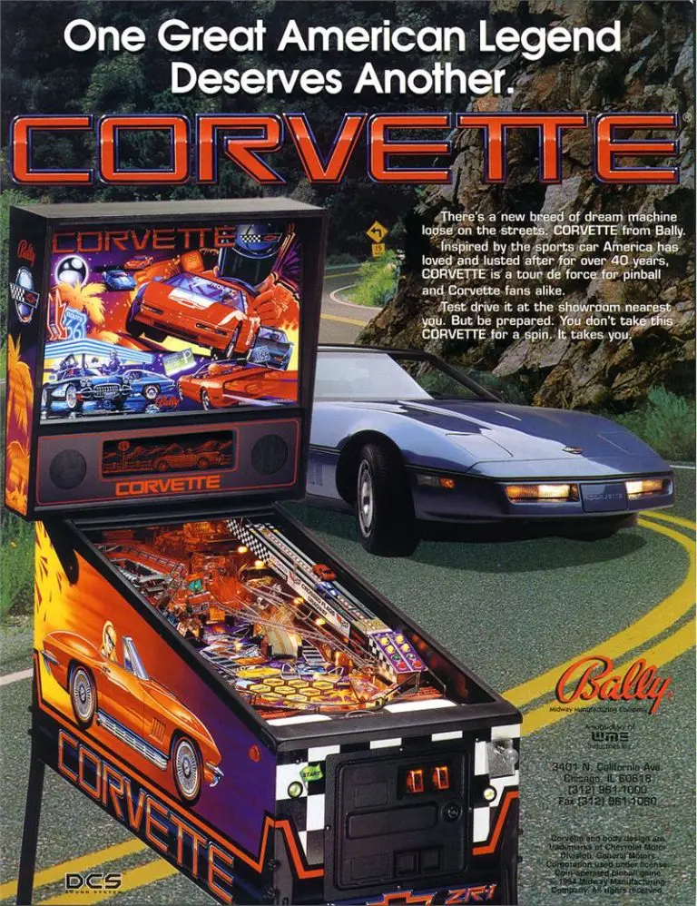 Corvette Pinball Machine by Bally - Image 4