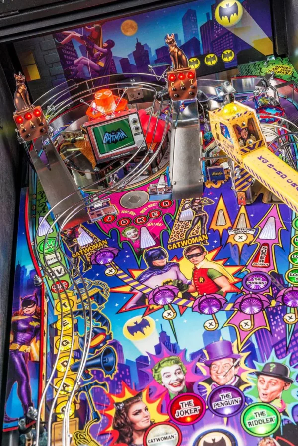 Batman 66 Premium Pinball Machine for sale