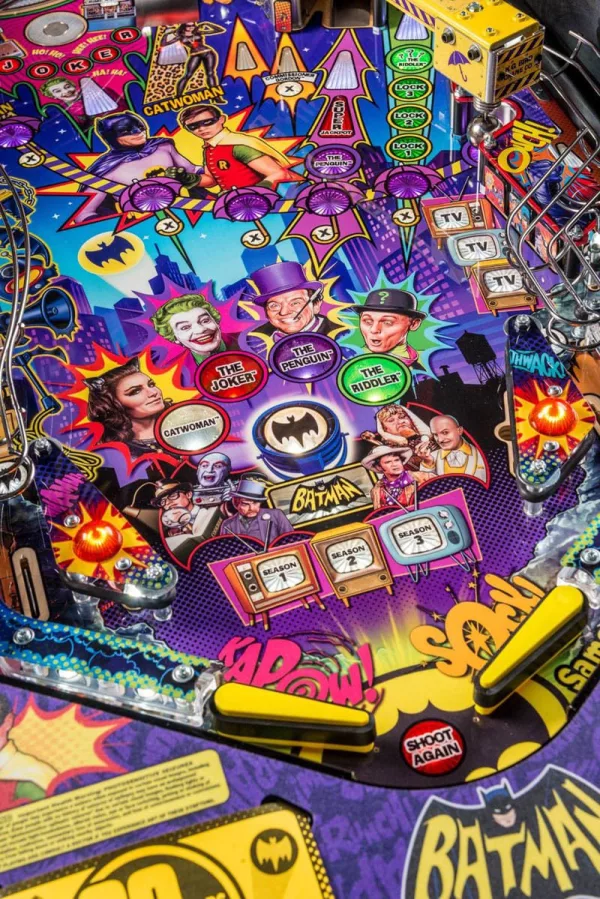 Batman 66 Premium Pinball Machine for sale