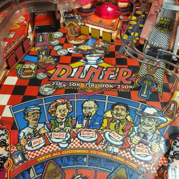 Diner Pinball Machine for sale