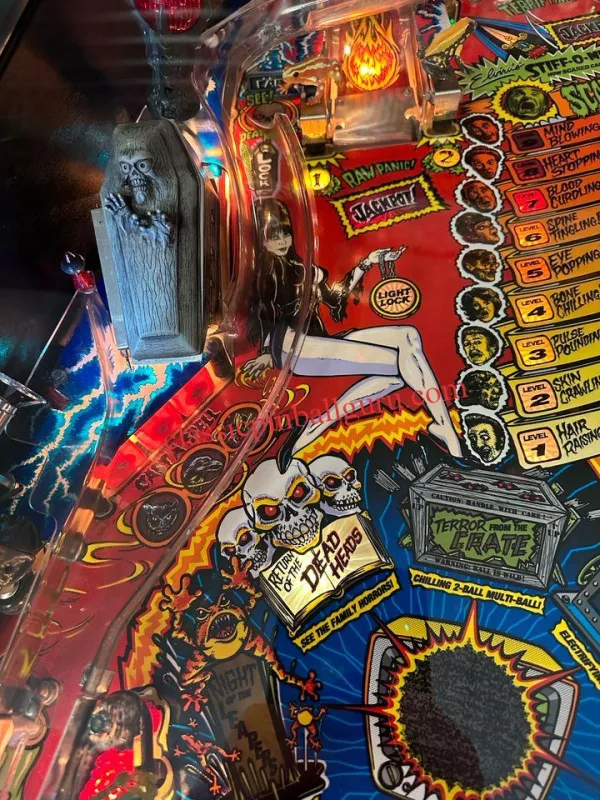 Elvira's Scared Stiff Pinball Machine for sale