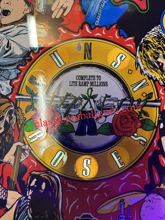 Guns N' Roses Pinball Machine for sale