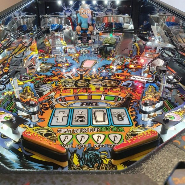 Metallica Pro Pinball Machine For Sale