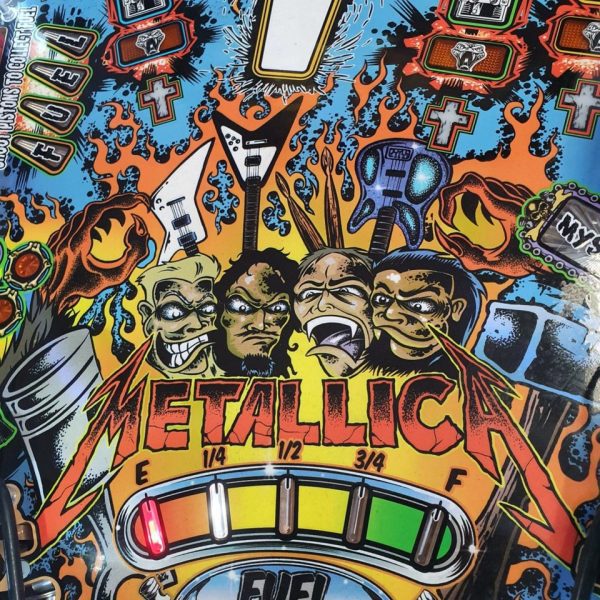 Metallica Pro Pinball Machine For Sale