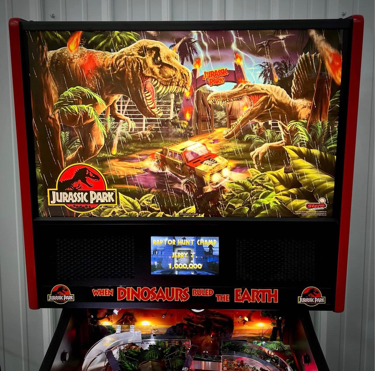 Jurassic Park Home Edition Pinball Machine